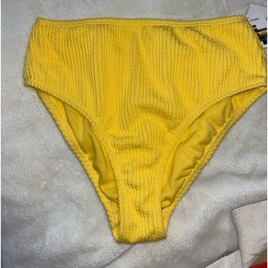 Yellow swim bottoms